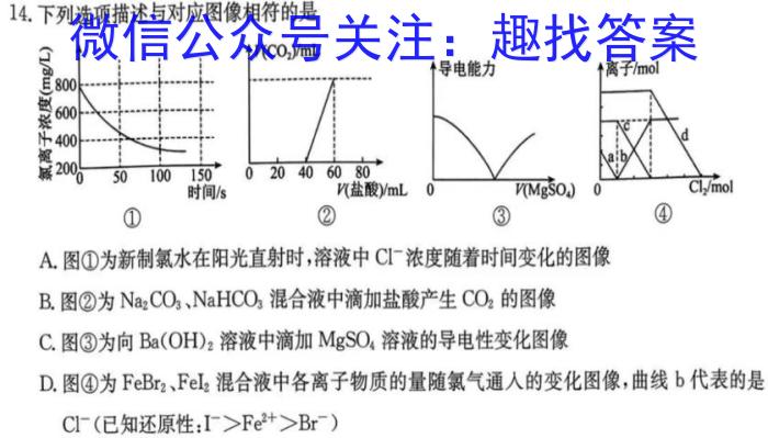 q山西省2024年中考总复习预测模拟卷（六）化学