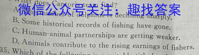 2024届安徽省九年级毕业班第一次模拟考英语