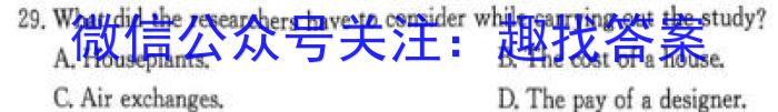安徽省蚌埠市高新区2023-2024第二学期八年级期中调研英语