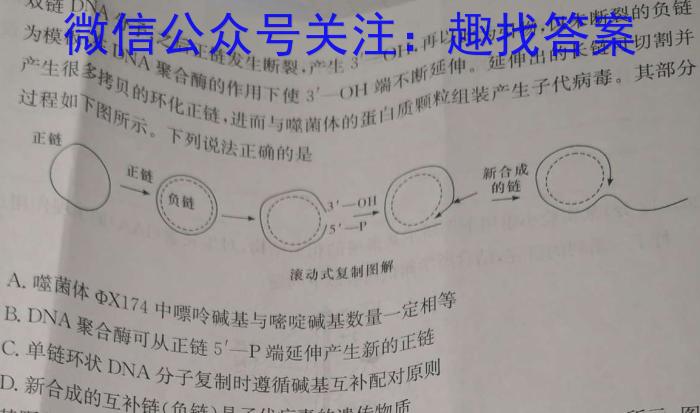 2024年河南省普通高中招生考试模拟试卷(5月)生物学试题答案