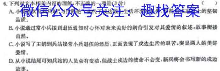 ［江西大联考］江西省2024届高三年级下学期5月联考语文