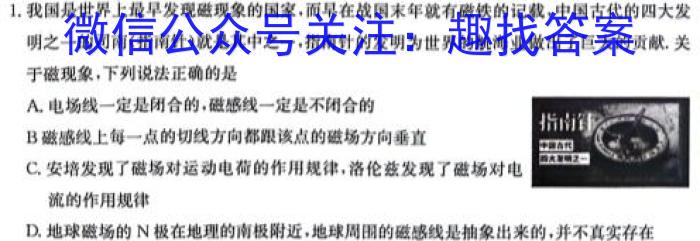 2024届齐鲁名师联盟高三质量检测联合调考(2024.05)物理试卷答案