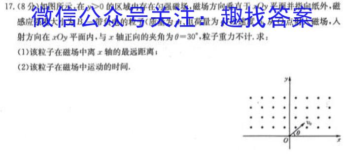 河南省2023-2024学年第二学期九年级第三次模拟测试物理试卷答案