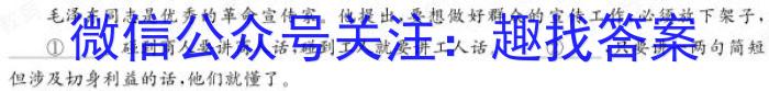 2024届普通高校招生全国统一考试 NT精准模拟卷(一)1语文