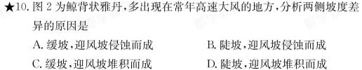 江西省吉安某中学2023-2024学年度第二学期七年级期末质量检测地理试卷答案。