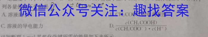 q黑龙江省2024年核心素养考察模拟测试（二）化学