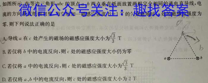 湖北省2024年新高考联考协作体高一2月收心考试物理`