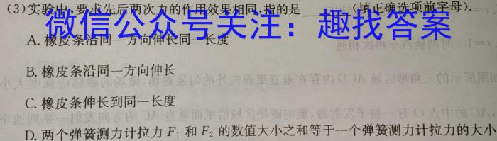 安徽省2024年中考密卷先享模拟卷(三)物理`