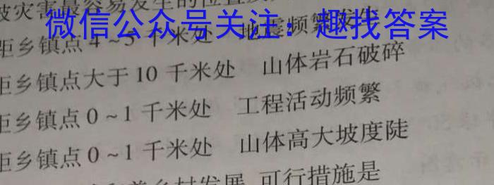 [今日更新]陕西省2024年初中学业水平考试（N）地理h