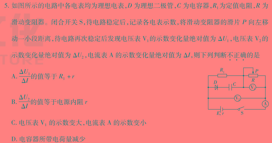 天一文化海南省2023-2024学年高三学业水平诊断(三)3物理试题.