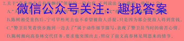 山东名校考试联盟 2023-2024学年高二年级下学期期中检测(2024.05)语文