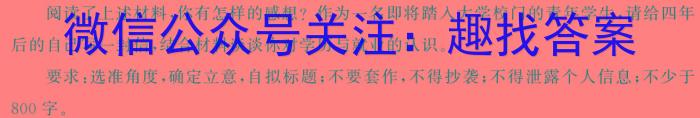 九师联盟·广东省2024-2025学年高三教学质量监测开学考语文