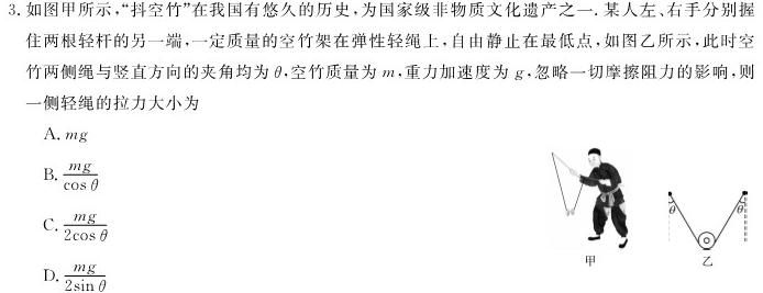2024届北京专家卷·高考仿真模拟(二)2物理试题.