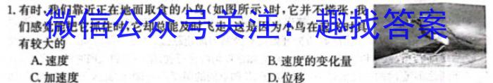 陕西省2024届高三期末质量监测考试物理`