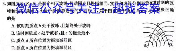 四川省2024届高考冲刺考试(三)3物理试卷答案