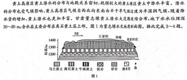 江西省2024年初中学考终极一考卷地理试卷答案。