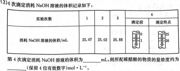【热荐】福建省高三年级2024年2月考试(24-337C)化学