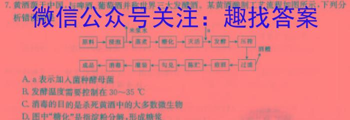 河北省2023-2024学年度第二学期学业水平抽样评估(二)数学