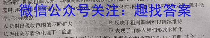 真题密卷 2024年冲顶实战演练(三)历史试卷