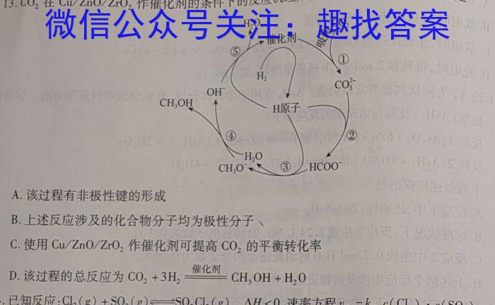 2024届福建省部分地市高中毕业班4月诊断性质量检测数学