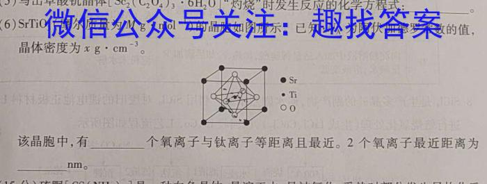 安徽省宿松县2023-2024学年度八年级第一学期期末教学质量检测化学