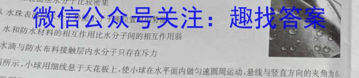 南宁市2023-2024学年度高二年级秋季学期教学质量调研物理试卷答案