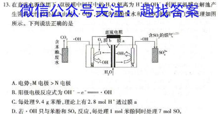 河北省2024年初中毕业年级质量监测化学