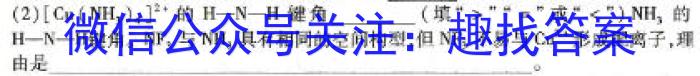 q甘肃省2023~2024学年高二第一学期期末学业质量监测卷化学