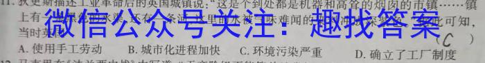 辽宁省重点高中沈阳市郊联体2023-2024学年度上学期高二年级期末考试试题历史试卷答案