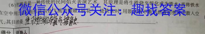 山西省运城市2023-2024学年高一年级第二学期期末调研测试(2024.7)化学