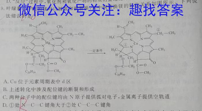 三重教育·2025届高三8月考试（安徽卷）数学