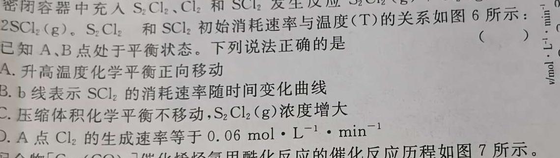 【热荐】黑龙江2023~2024学年度上学期六校高二期末联考试化学