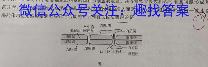 ［太原二模］太原市2024年初中学业水平模拟考试（二）生物学试题答案