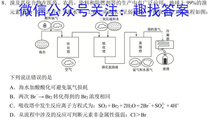 山东省2024年普通高等学校招生全国统一考试测评试题(三)3数学