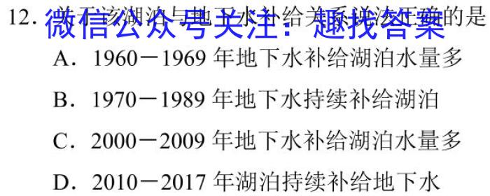 [今日更新]安徽省2023-2024学年九年级下学期期初学期调研（2月）地理h