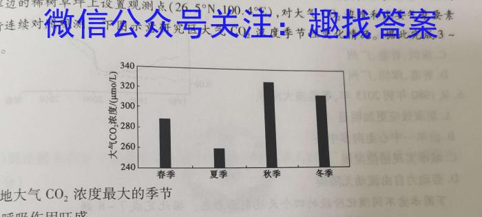 云南省2023-2024学年高二年级期末考试试卷(24-604B)地理试卷答案