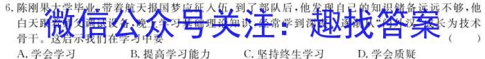 2024届智慧上进 高三总复习双向达标月考调研卷(四)4政治~