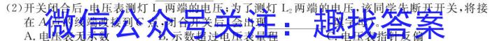 甘肃省2023~2024学年高二第一学期期末学业质量监测卷物理试题答案