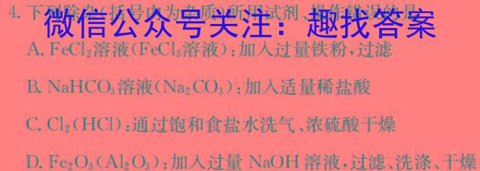 【精品】2023-2024学年第二学期蚌埠G5教研联盟3月份调研考试九年级化学