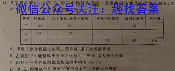 福建省部分地市校2024届高中毕业班第一次质量检测(2024.1)生物学试题答案