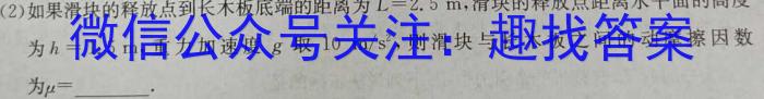 2024届高三9省联考（安徽、贵州）物理`