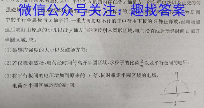 洛平许济2023-2024学年高三第四次质量检测(5月)物理