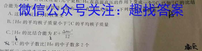 浙江省L16联盟2024年高三返校适应性测试物理`