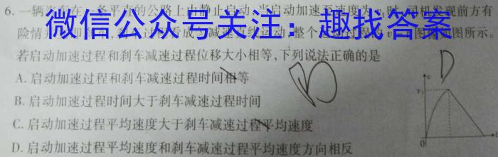  陕西省2024年普通高等学校招生全国统一考试(三个黑三角)q物理