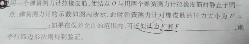 [今日更新]山东省烟台市2023-2024学年度第一学期高三期末学业水平诊断.物理试卷答案