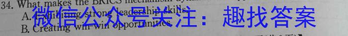 湖湘名校教育联盟·2024年上学期高一5月大联考英语