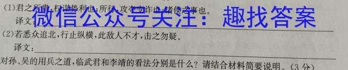 云南省玉溪市通海一中、江川一中、易门一中三校2023-2024学年高一下学期六月联考语文