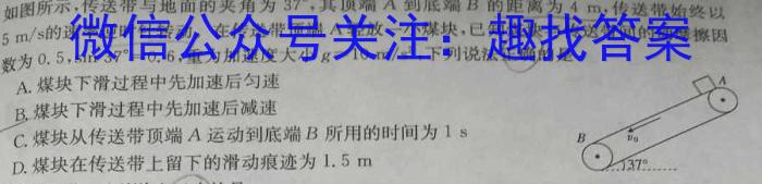 2024年马鞍山市高三教学质量监测（4月）物理试卷答案