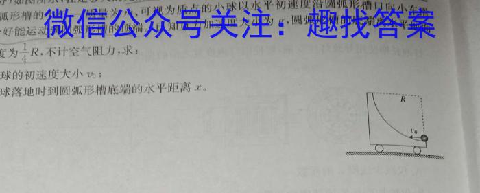 重庆康德2023年秋高一(上)期末联合检测试卷物理试卷答案