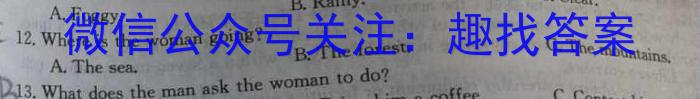 江西省赣州市2024年初中学业水平适应性考试(5月)英语试卷答案